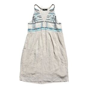THML‎ Women's XS Sleeveless Embroidered A-Line Dress Multicolor Casual